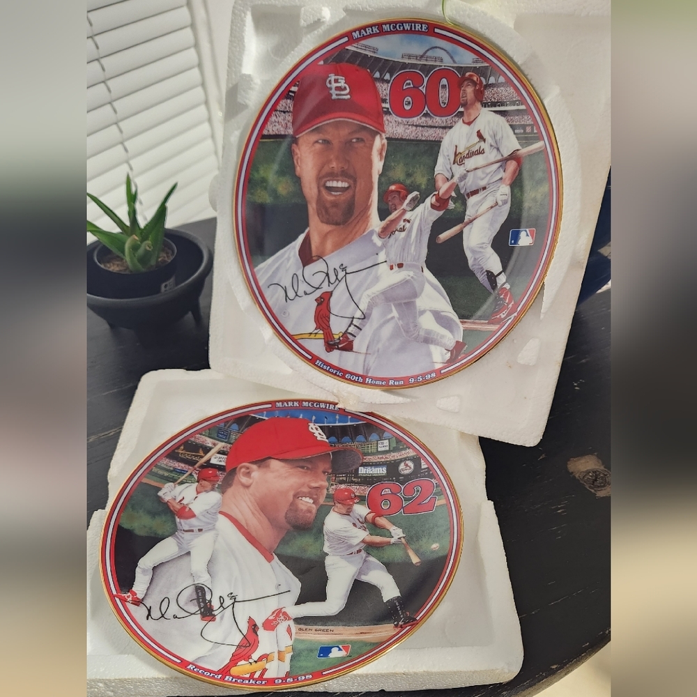 Mark McGuire 8" Collector plates